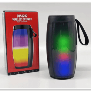 Bluetooth Speaker ZQS1202 Portable Speaker with Built in LED Lights Computer Speakers